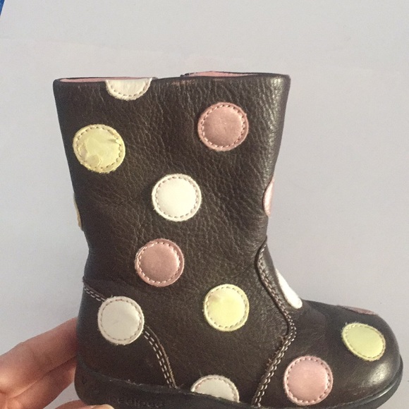 Pediped GUC chocolate brown boots size US 6-6.5 - Picture 9 of 12